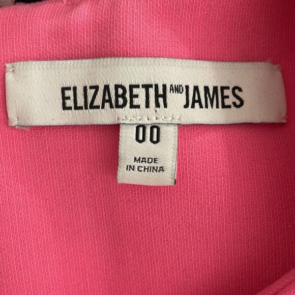 Elizabeth & James Mini Dress | Pink | Size: 00 - Picture 6 of 8